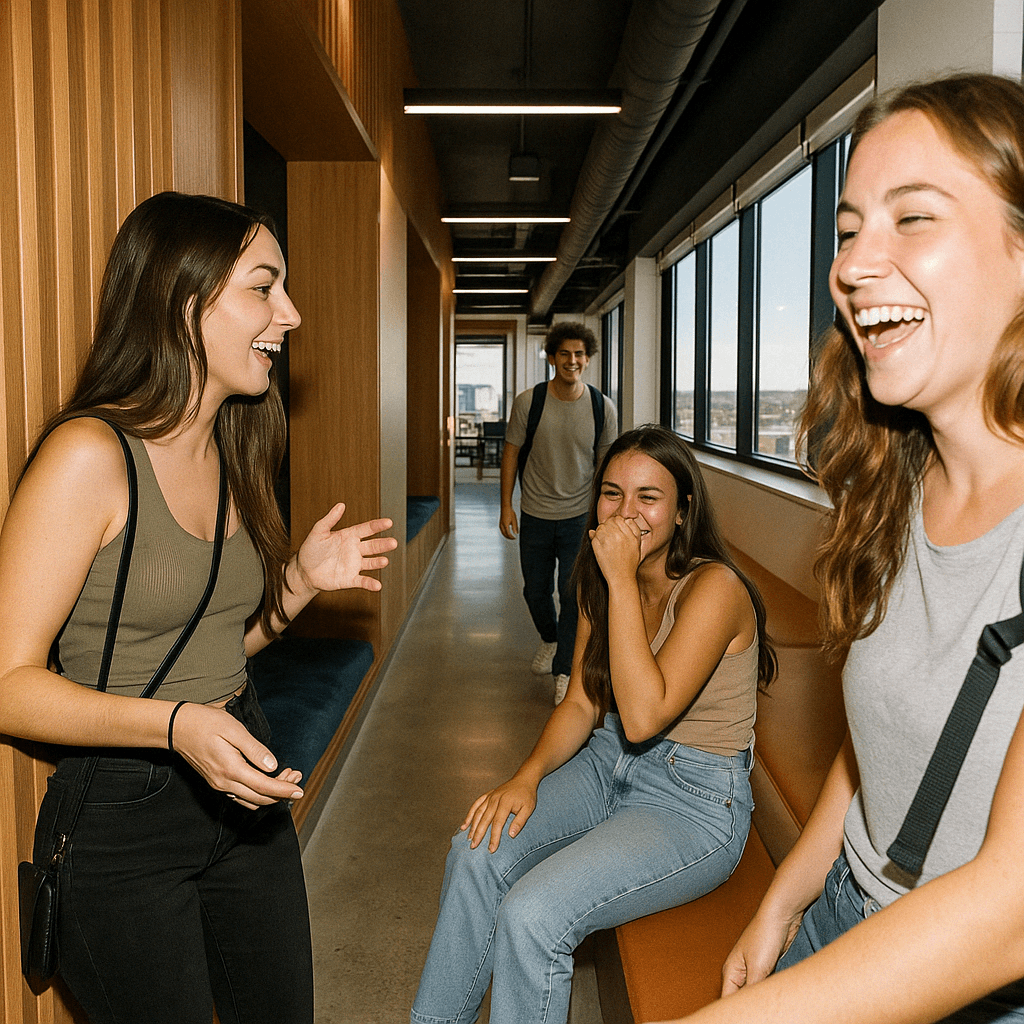 AI enhanced study lounge