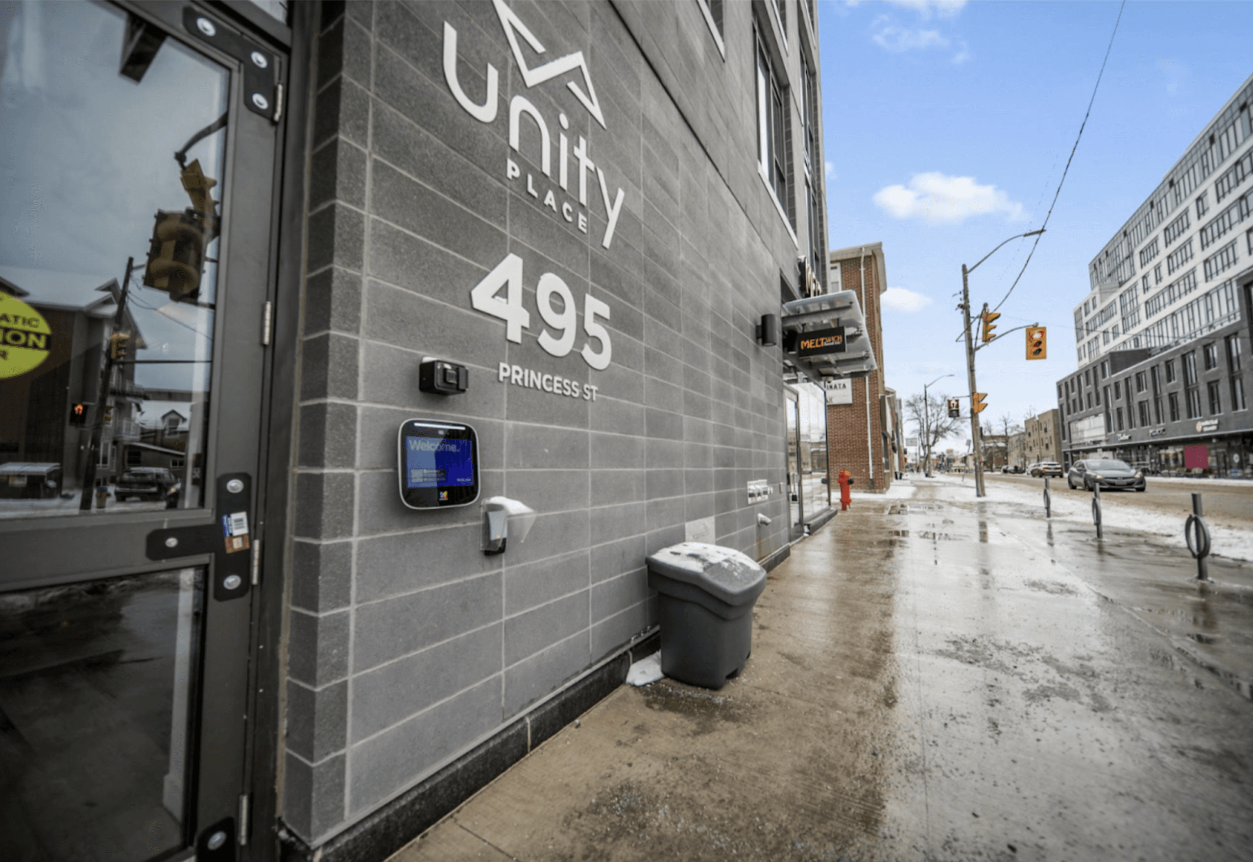 Original outdoor courtyard